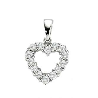 Andrew Meyer Diamond Heart Pendant