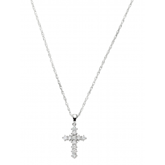 Andrew Meyer Diamond Cross Pendant (chain not included)