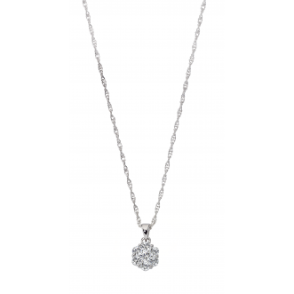Andrew Meyer Diamond Flower Pendant (chain not included)