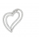 Andrew Meyer Diamond Freeform Heart Pendant 1.25 tcw (chain not included)