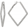 Andrew Meyer Diamond Rhombus Hoop Earrings